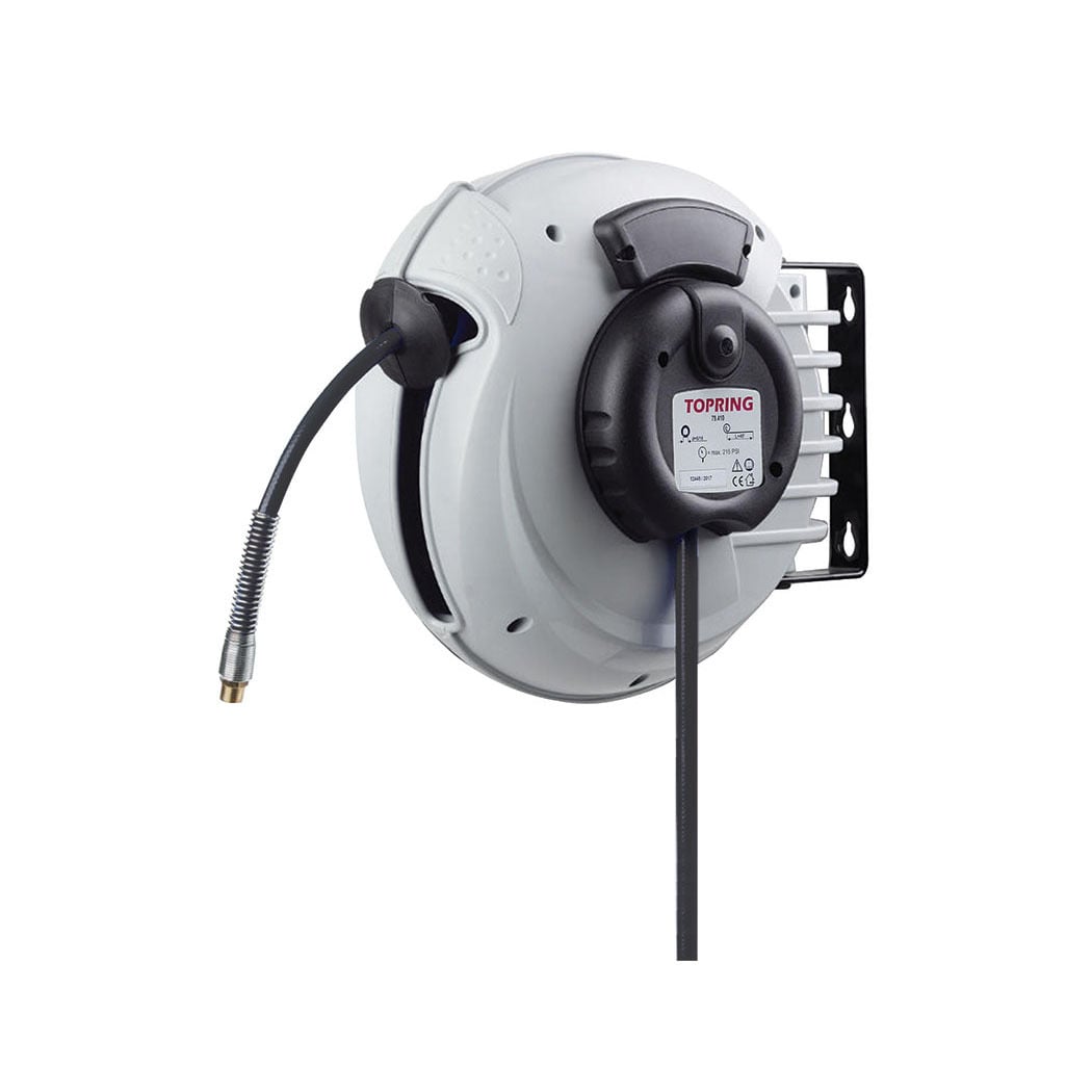 TOPRING 79.420 - Hose Reel With 3/8 I.D. 25 ft. Polyurethane and PVC Hose RETRACTO