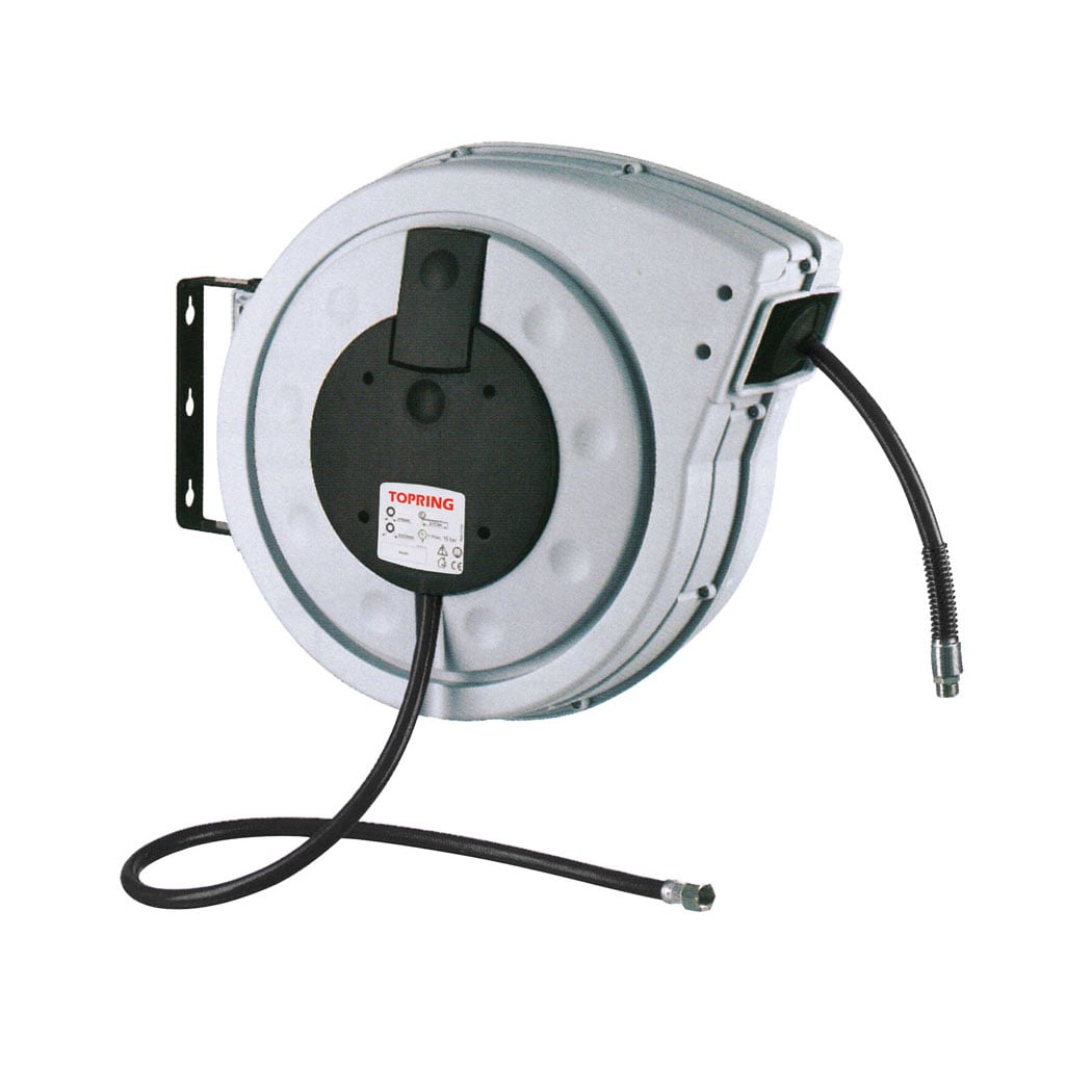 TOPRING 79.435 - Hose Reel With 3/8 I.D. 65 ft. Polyurethane and PVC Hose RETRACTO