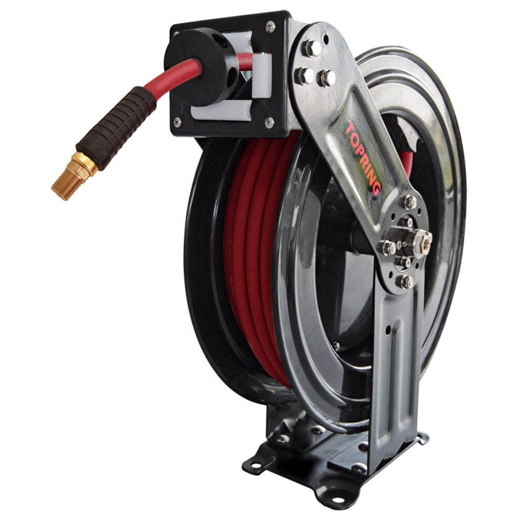 TOPRING 79.484 - L Hose Reel With 3/8 I.D. 50 ft. Polymer Hose TOPREEL HD