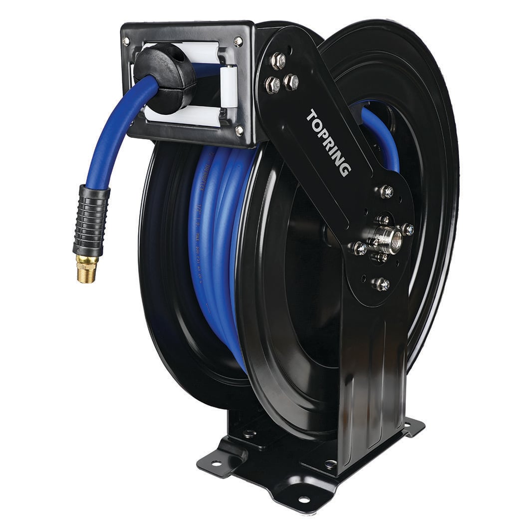 TOPRING 79.519 - XL Hose Reel With 1/2 I.D. 50 ft. Polymer Hose TOPREEL HD
