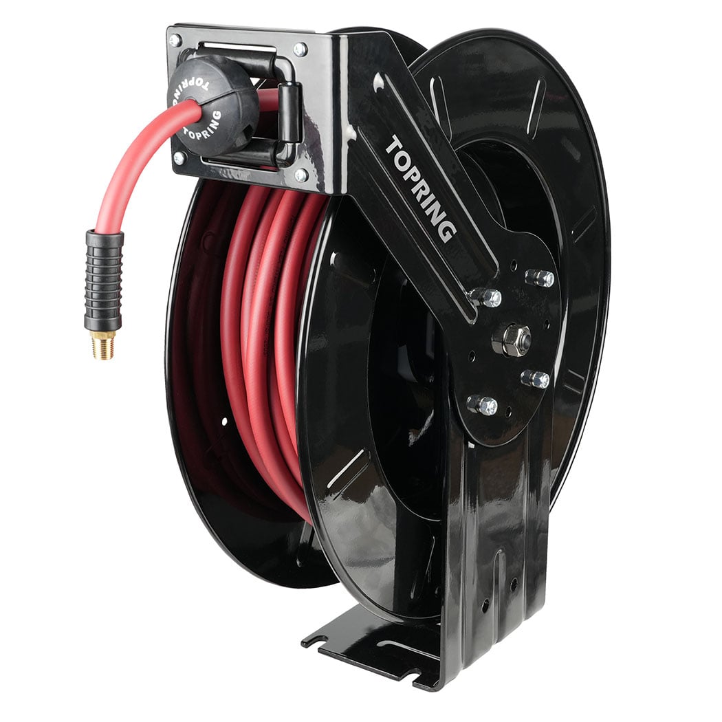 TOPRING 79.896 - XL Hose Reel With 3/8 I.D. 65 ft. Polymer Hose TOPREEL