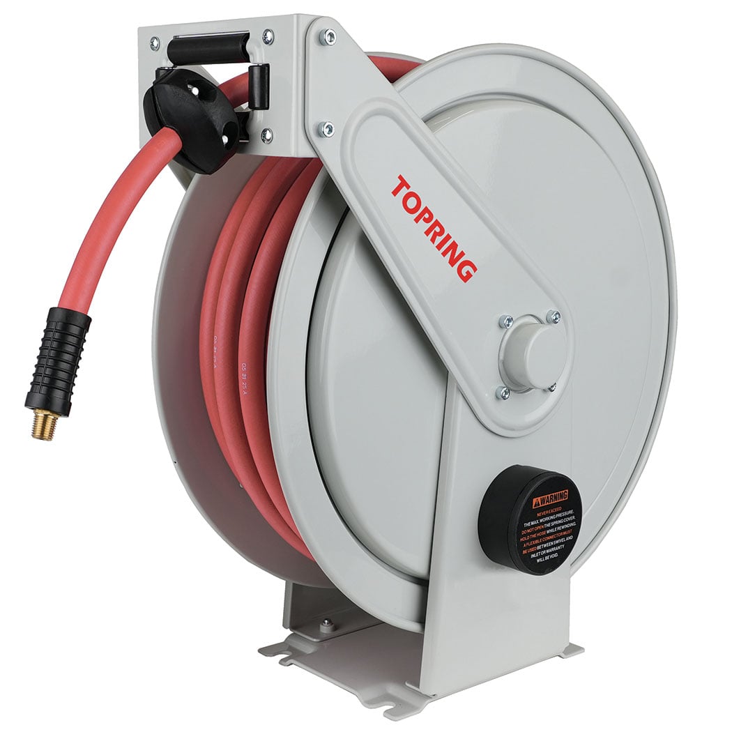 TOPRING 79.910 - L Hose Reel with 3/8 I.D. 50 ft. Polymer Hose TOPREEL