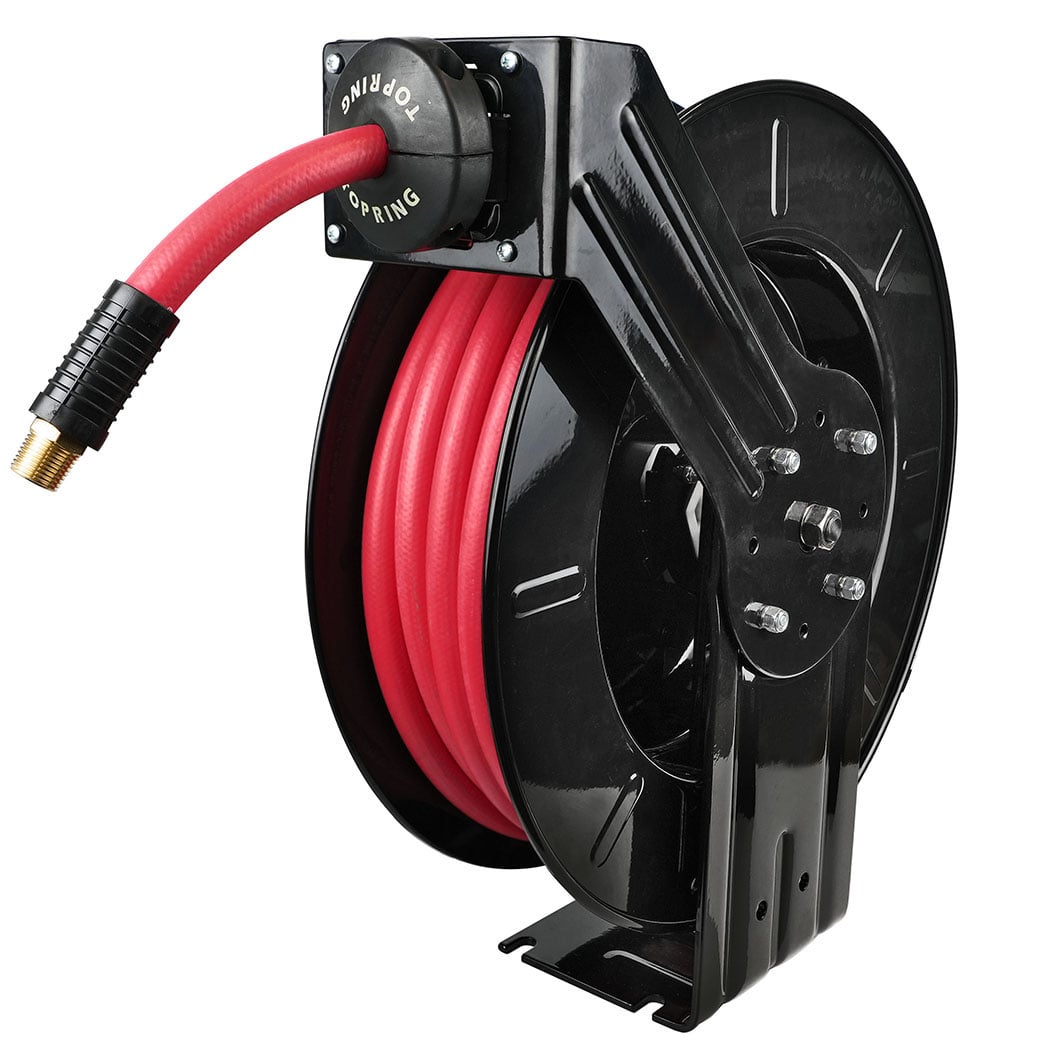 TOPRING 79.936 - XL Hose Reel With 1/2 I.D. 65 ft. Rubber Hose TOPREEL