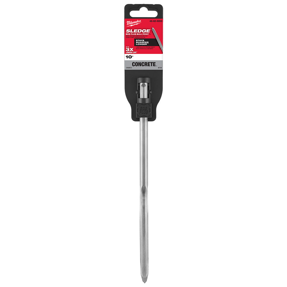 Milwaukee 48-62-6050 - SDS PLUS SLEDGE™ 10" Bull Point Chisel