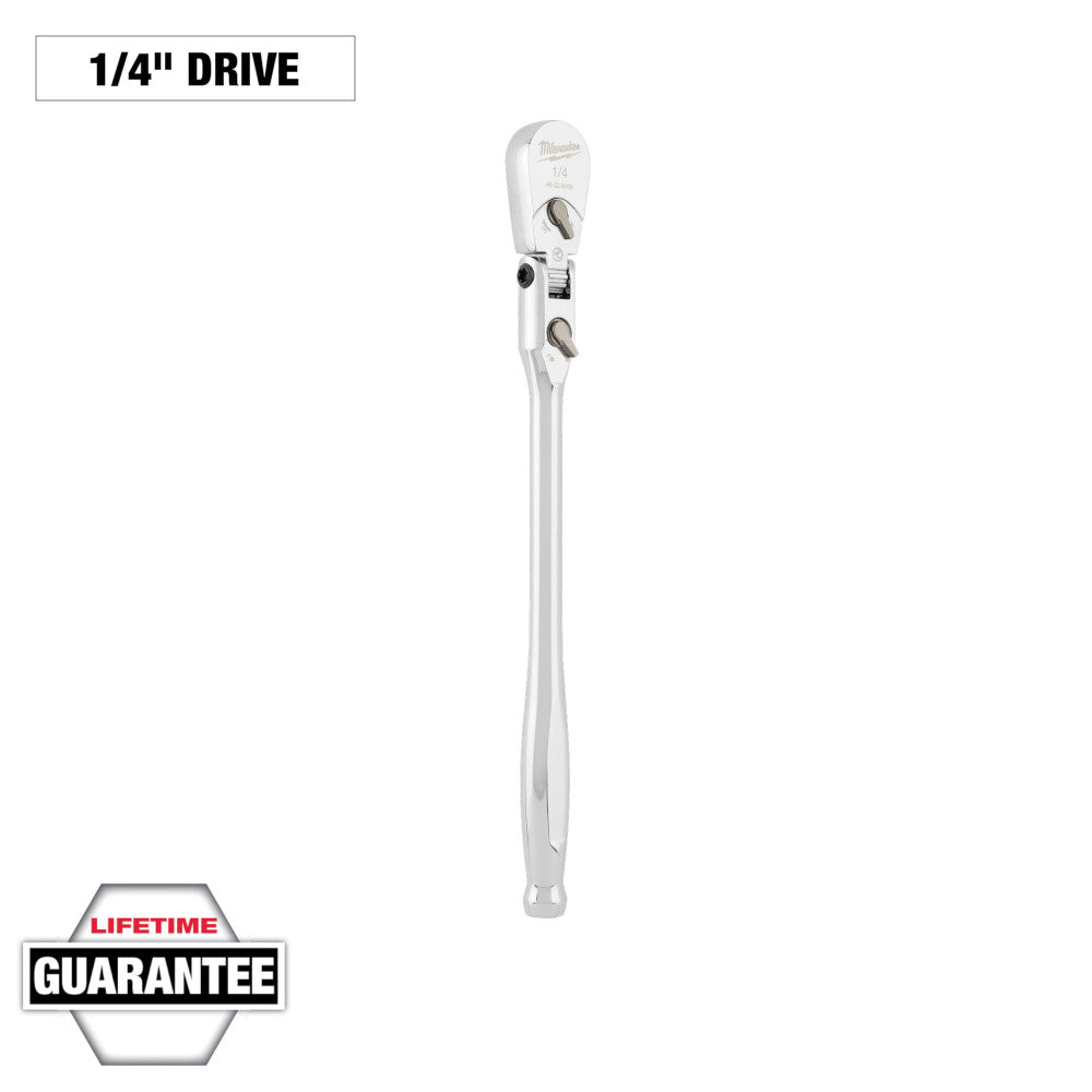 Milwaukee 48-22-9009 - 1/4" Drive 9" Flex Head Ratchet