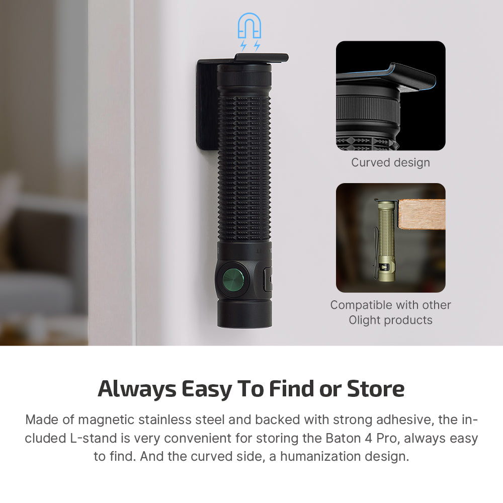OLIGHT BATON4PRO - Baton 4 Pro EDC Flashlight - 1600 Lumens USB-C