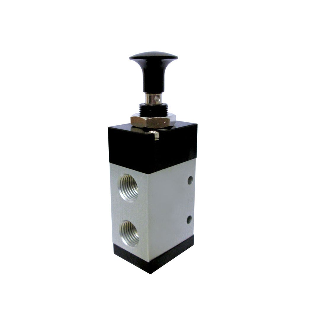 TOPRING 80.906 - 3/2-Way Manual Valve With Detent Pull Button 1/4 (F) NPT MAXPRO