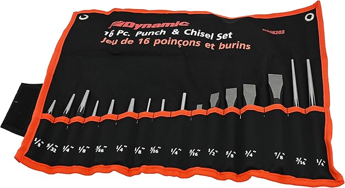 Dynamic  GT-D058203  -  Dynamic 16pc Punch & Chisel Set