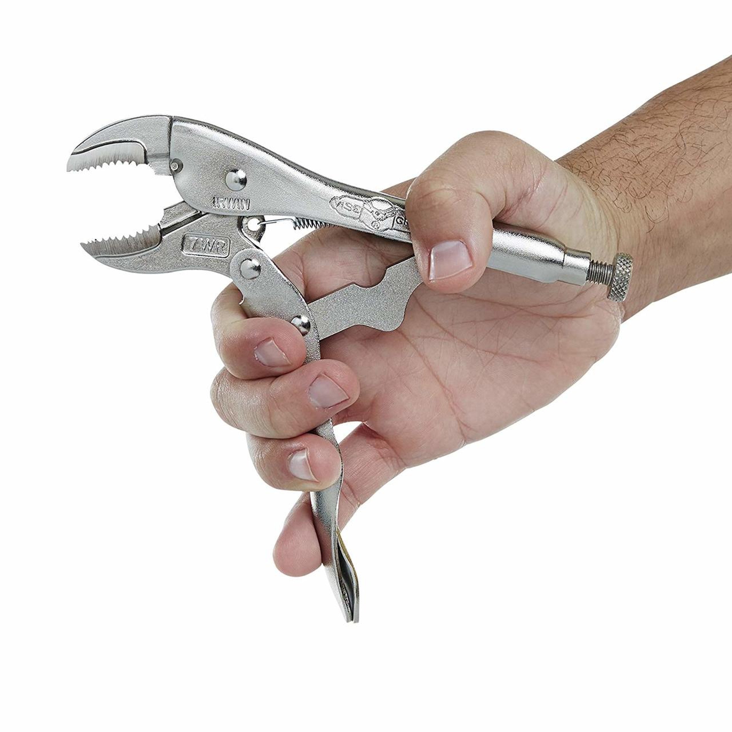 Irwin 702L3 Vise-Grip 7in. Original Curved Jaw Locking Pliers with Wire Cutter