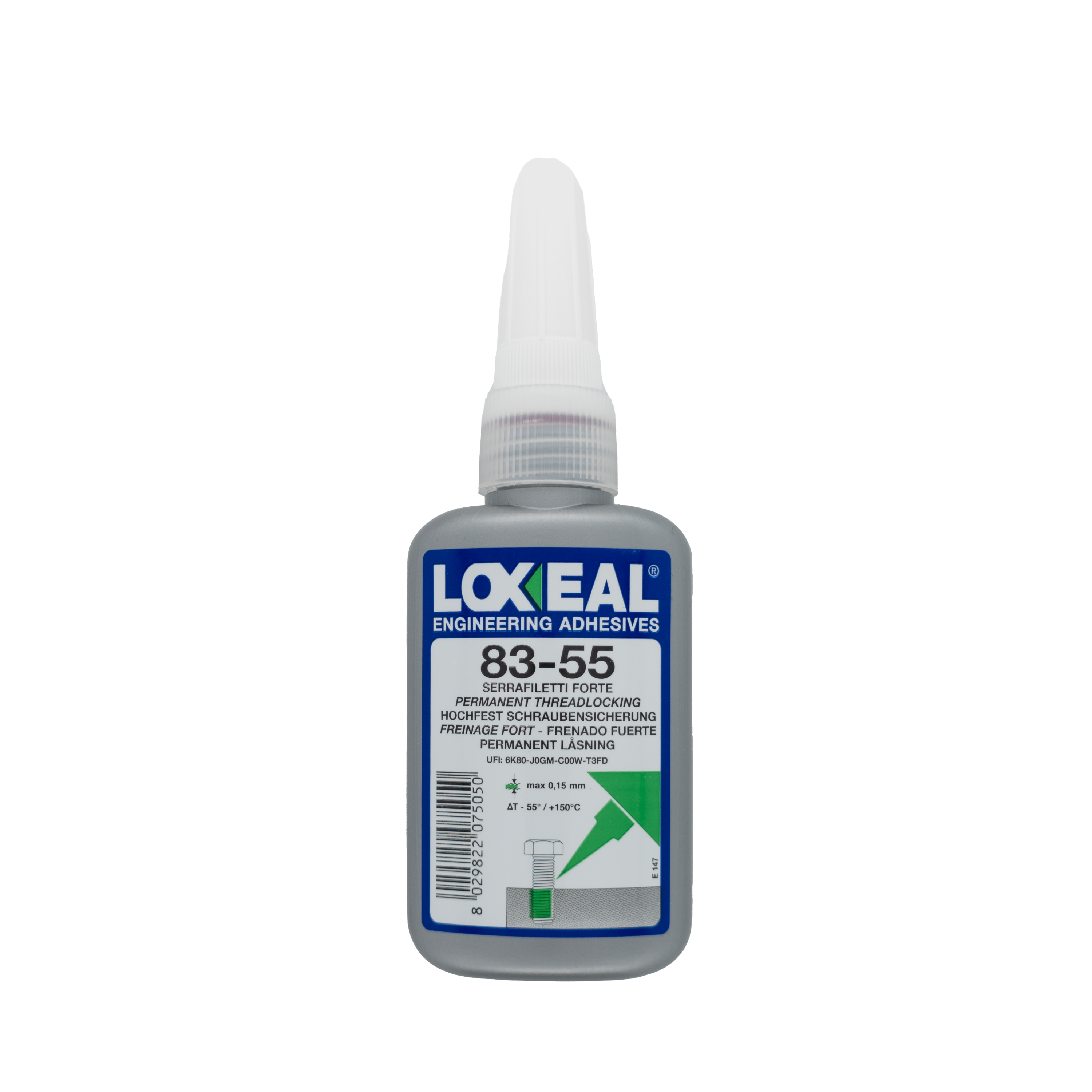 LOXEAL - (83-55) - High Strength Thread Locker - 50ml