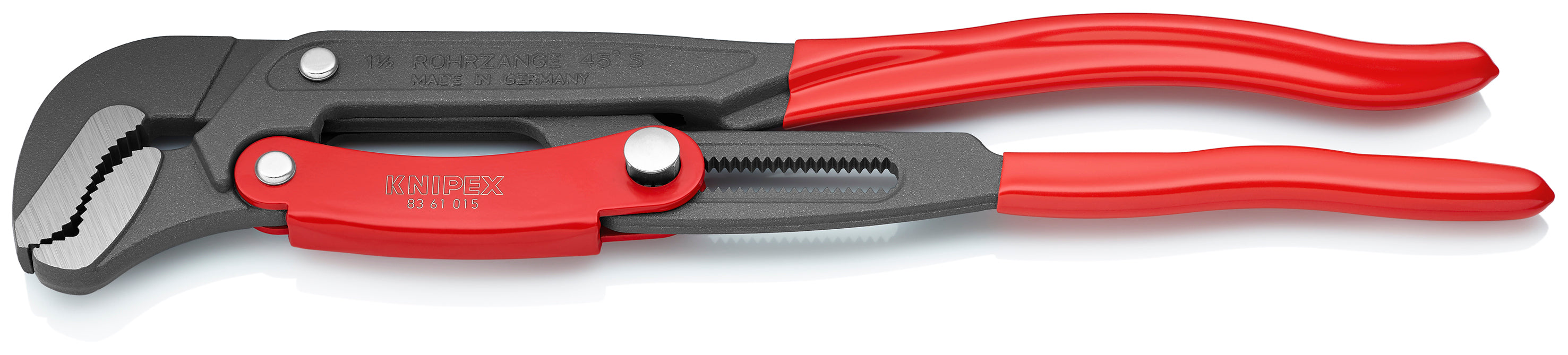 Knipex 8361015 - 16 1/2" schwedische Rohrzange mit Schnellverstellung, S-Typ