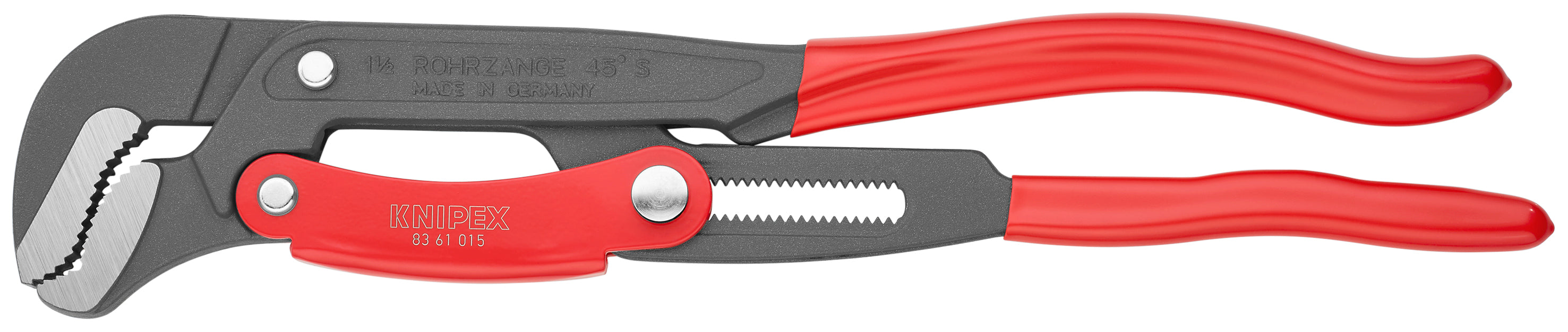 Knipex 8361015 - 16 1/2" schwedische Rohrzange mit Schnellverstellung, S-Typ