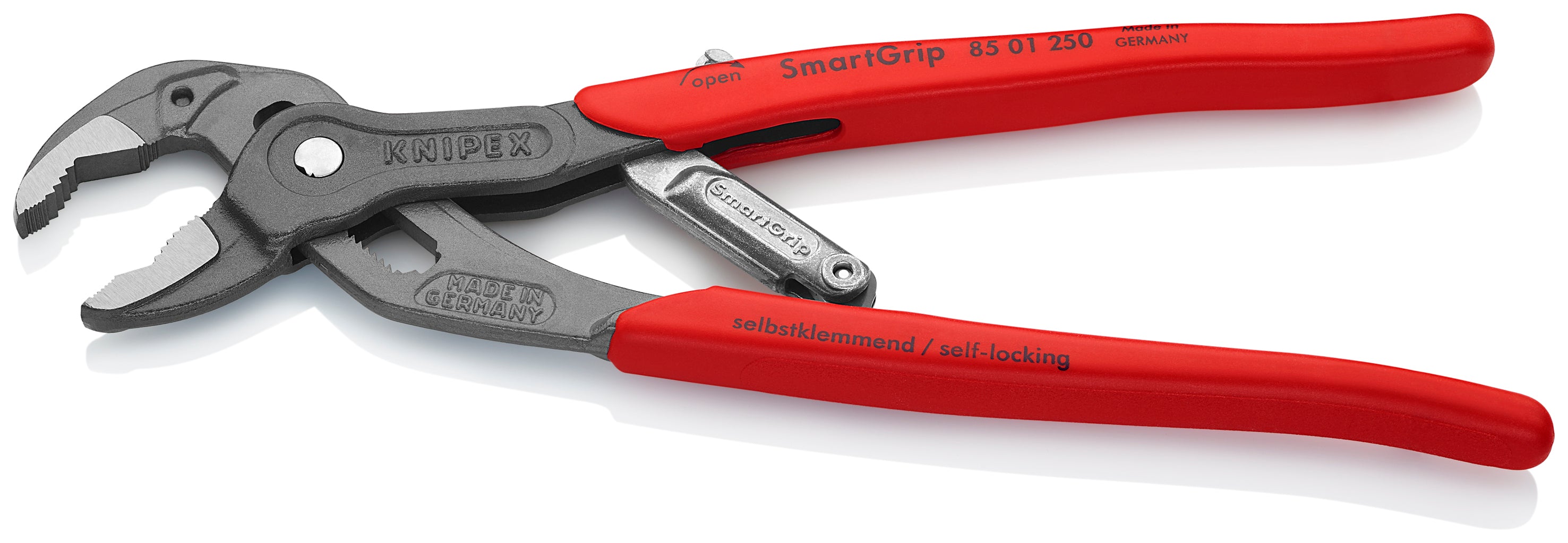 Knipex 8501250US - 10" SmartGrip® Water Pump Pliers with Automatic Adjustment