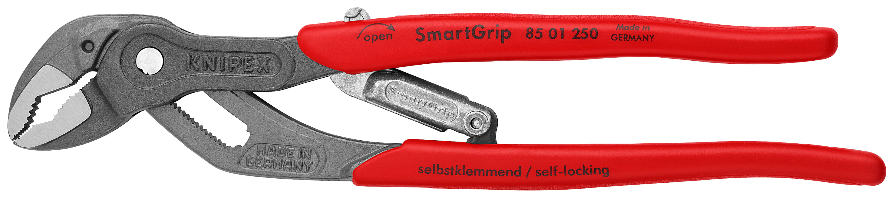 Knipex 8501250US - 10" SmartGrip® Water Pump Pliers with Automatic Adjustment