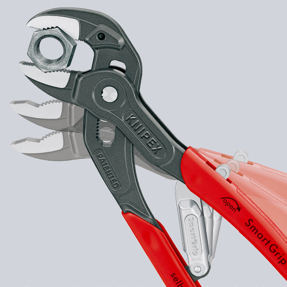 Knipex 8501250US - 10" SmartGrip® Water Pump Pliers with Automatic Adjustment