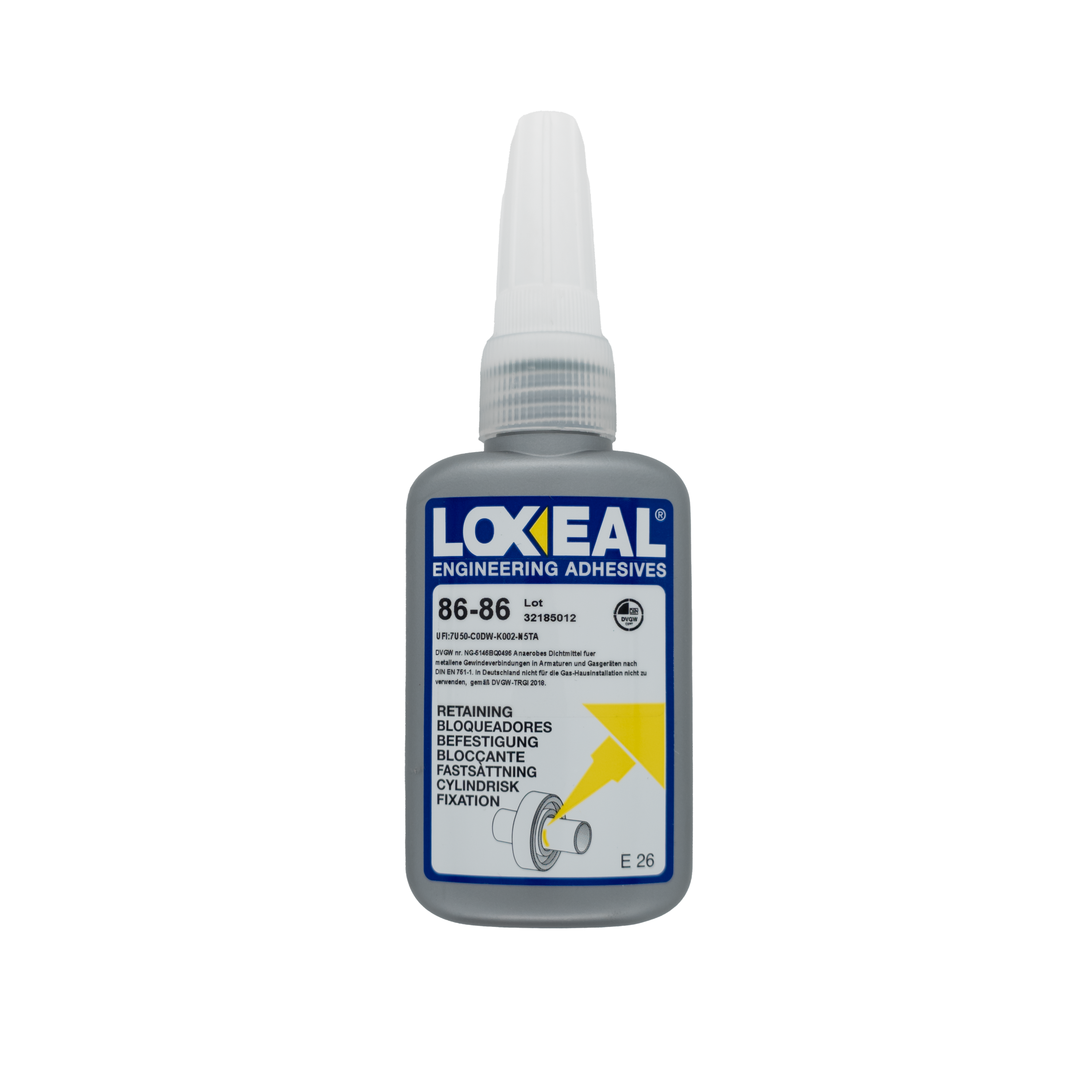 LOXEAL - (86-86) - High Strength Retaining Compound - 50ml