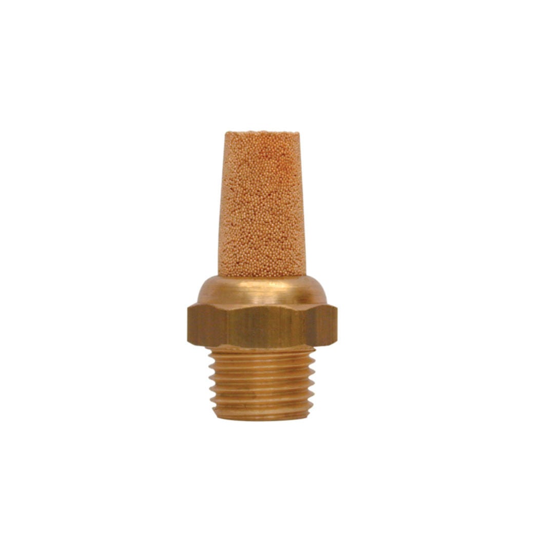 TOPRING 86.115 - Brass Pneumatic Muffler 3/8 (M) NPT (Multiple of 10)