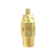 TOPRING 86.305 - Brass Pneumatic Muffler 1/4 (M) NPT With Regulator (Multiple of 10)