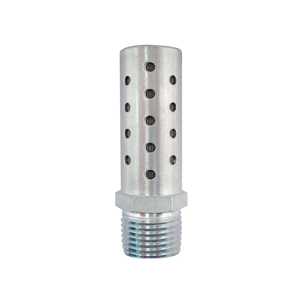 TOPRING 86.600 - Steel Pneumatic Muffler 1/8 (M) NPT (Multiple of 10)