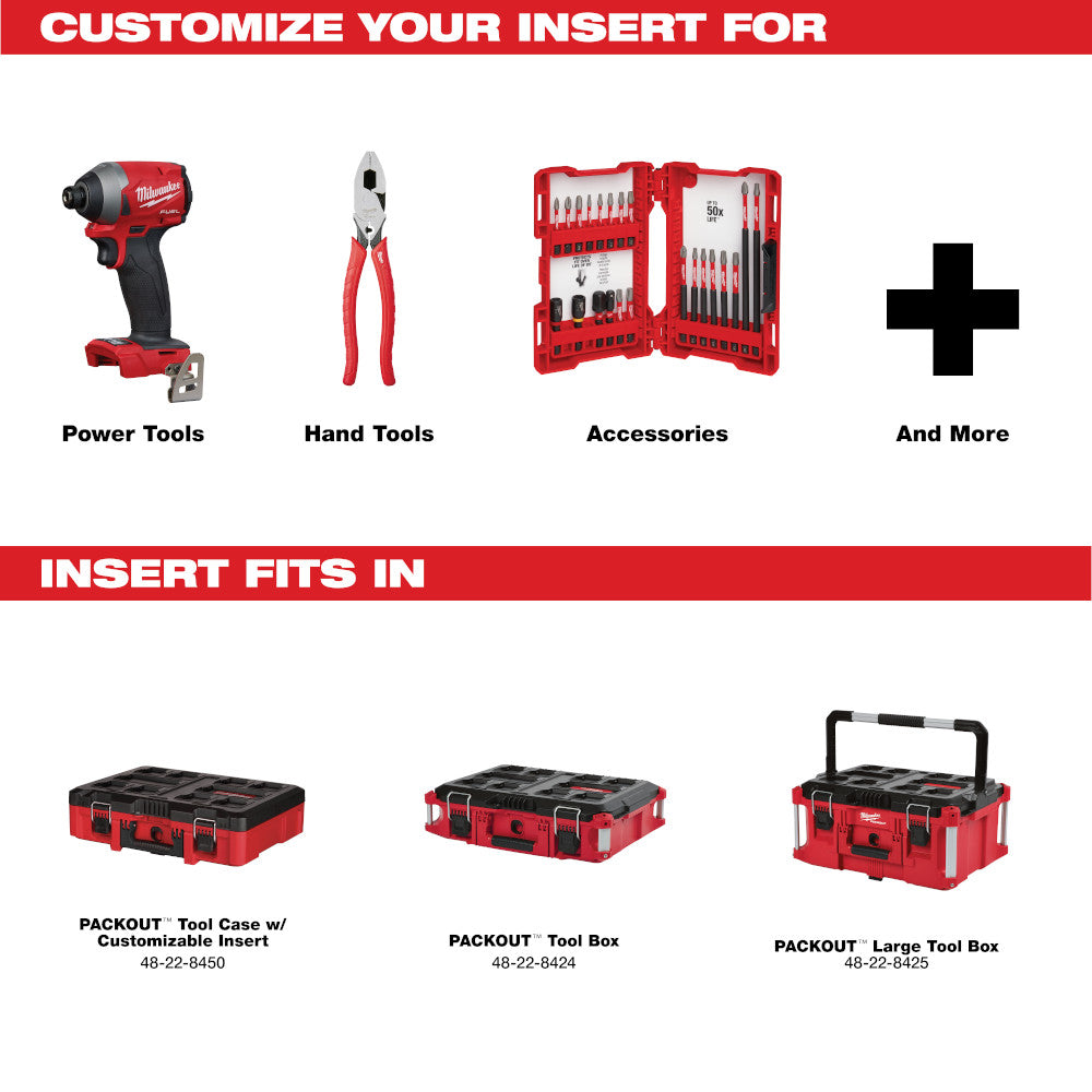 Milwaukee 48-22-8451 - Insert en mousse PACKOUT™