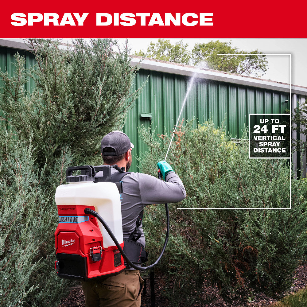 MILWAUKEE 3019-20PS - M18™ 4-Gallon Backpack Sprayer w/ SWITCH TANK™ (Tool Only)