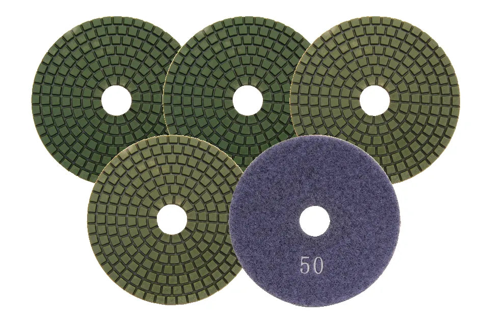 PEARL SPS4100 - 4-Inch 100-Grit Wet Polishing Pad