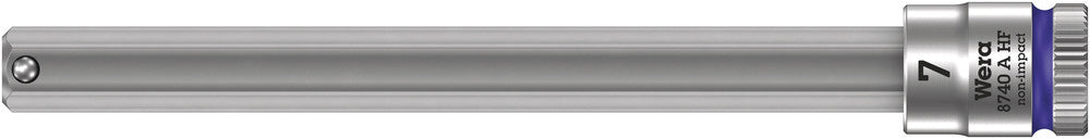 Wera 003333 8740 A Zyklop Bit-Steckschlüssel mit 1/4"-Antrieb mit Haltefunktion, 4,0 x 28 mm