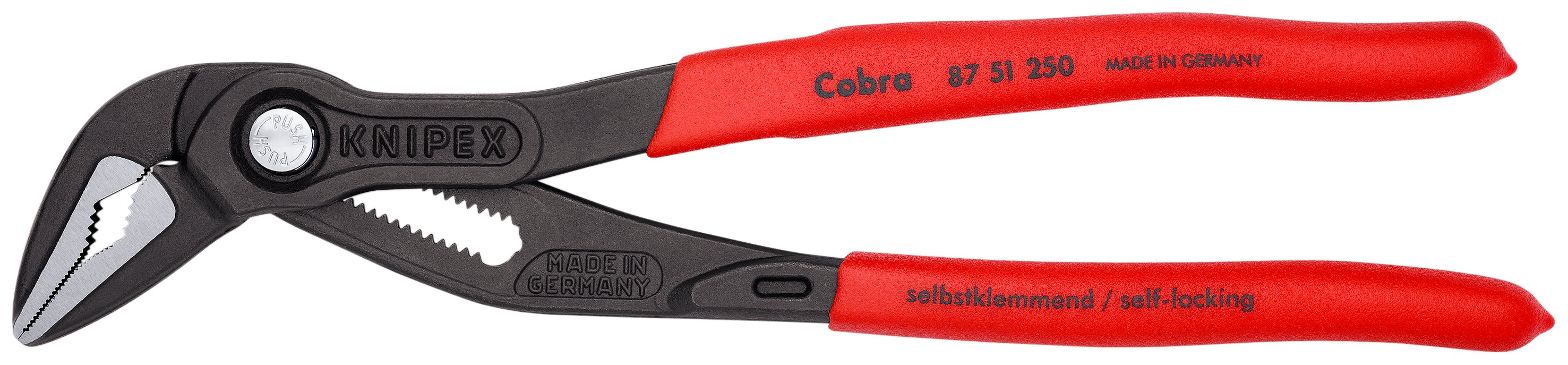 Knipex 8751250SBA - 10" Cobra® Extra-Slim (ES) Water Pump Pliers