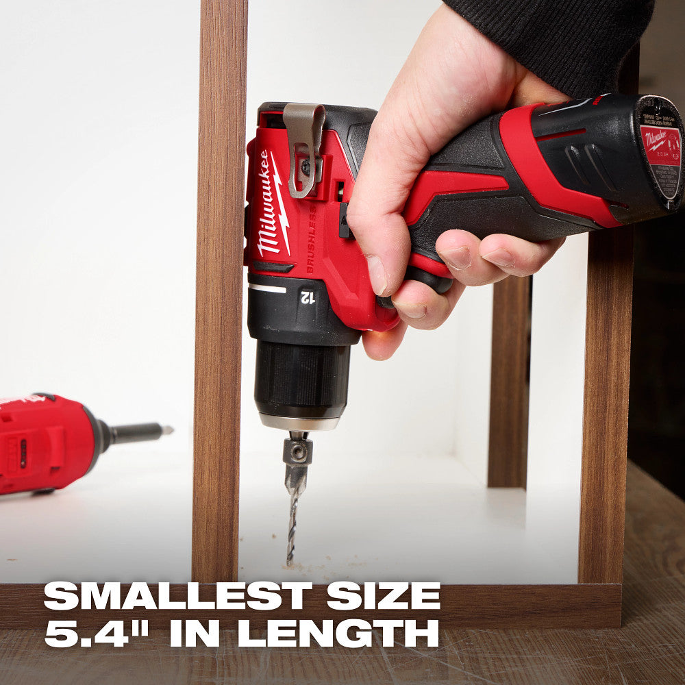 Milwaukee 3401-22 - M12™ Subcompact Brushless 3/8" Drill/Driver Kit