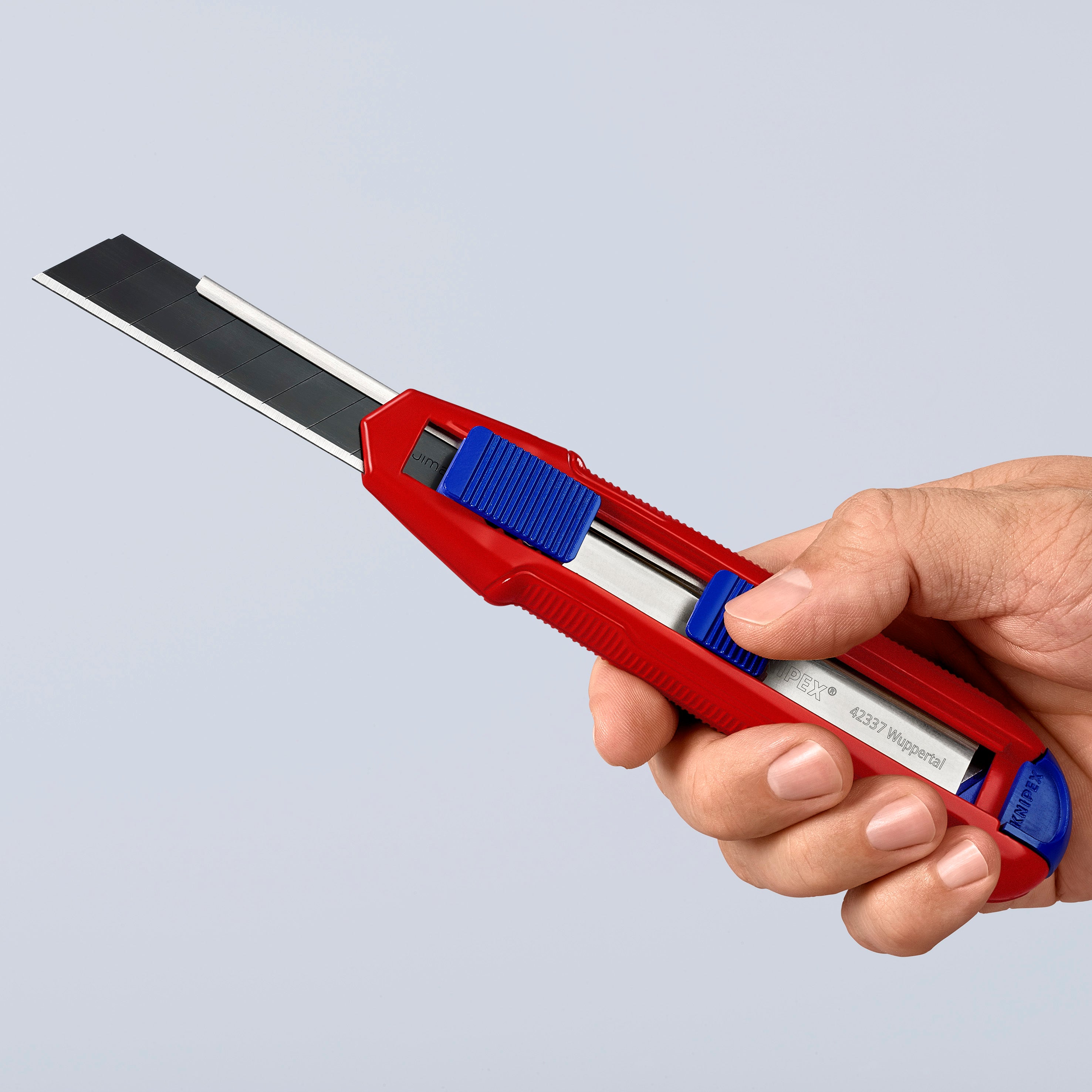 Knipex 9010165BKA - Couteau à lame rétractable universel CutiX 6 1/2"