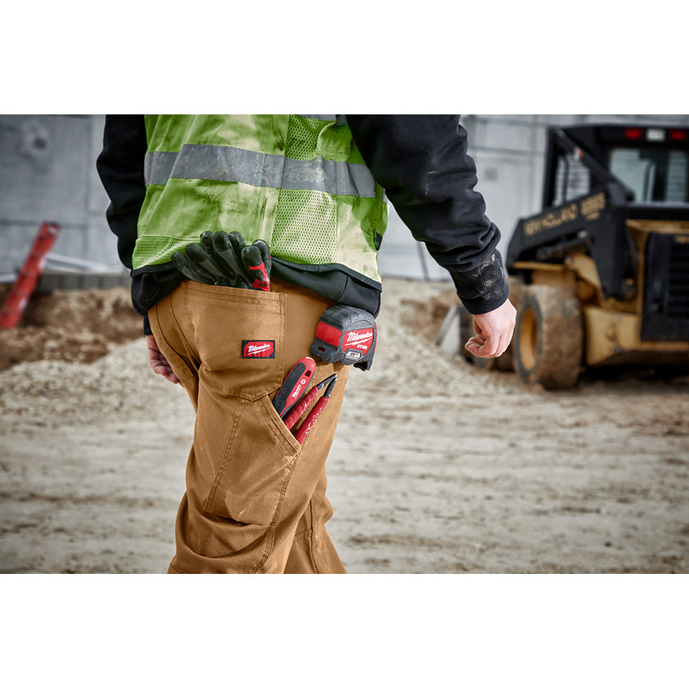 Milwaukee 701K-3632 - Heavy Duty Flex Work Pants - Khaki 3632