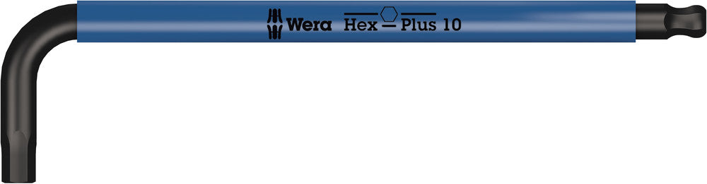 Wera 022616 10 x 224mm Hex + Ball End Hex L-key (Blue)