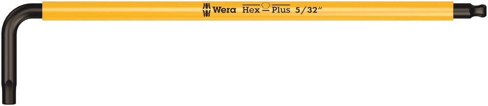 Wera 022633 5/32" x 137mm Hex + Ball End Hex L-key (Yellow)