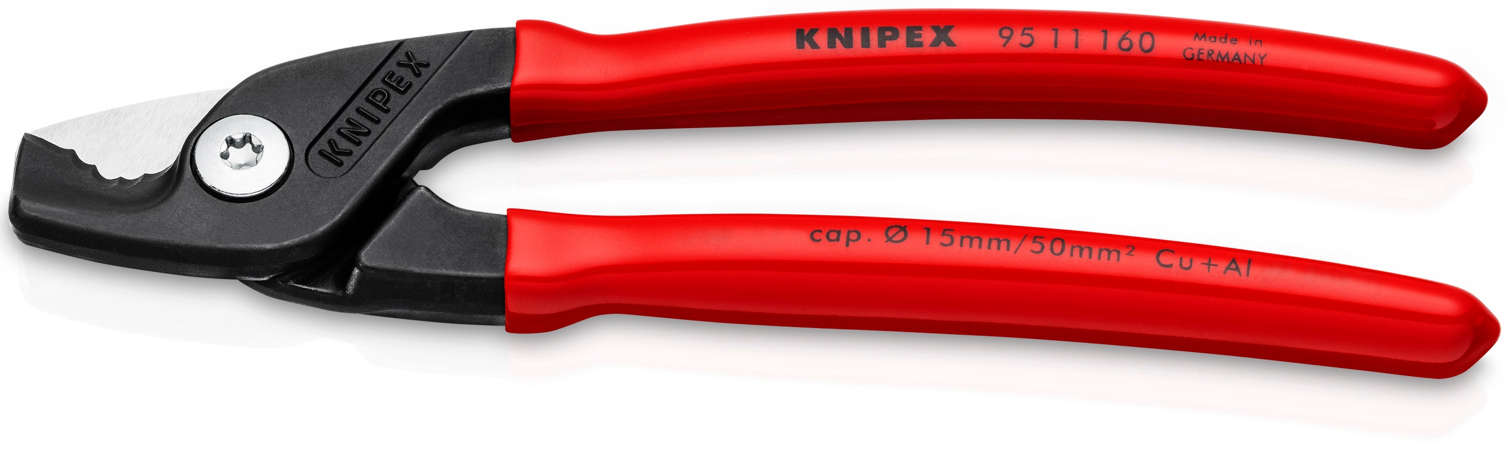 Knipex 9511160SBA - 6 1/4" StepCut-Kabelschere