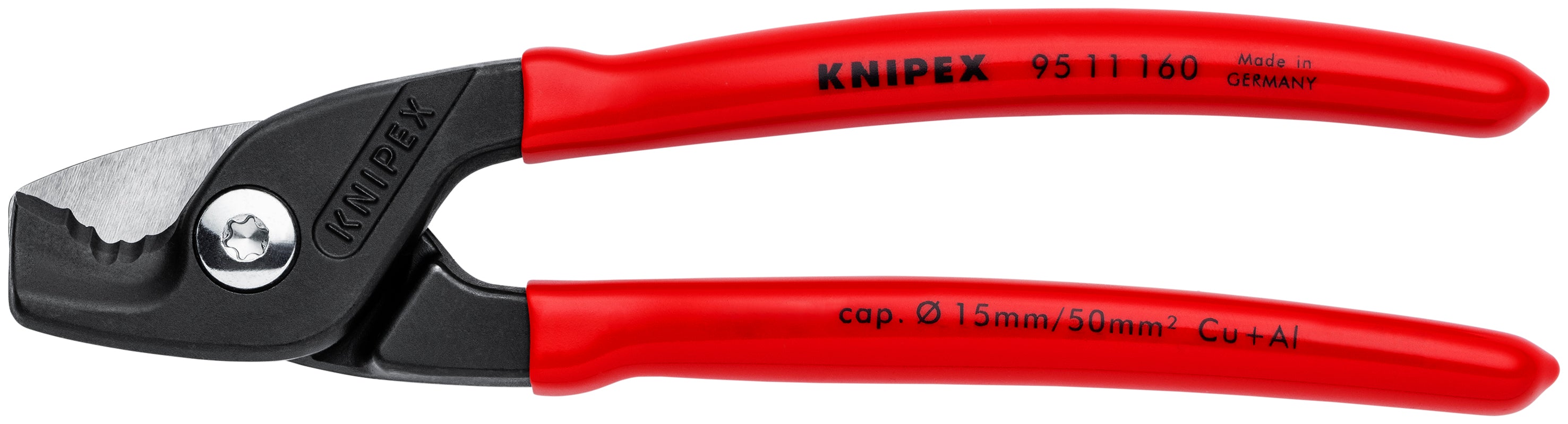 Knipex 9511160SBA - Cisaille à câble StepCut 6 1/4"