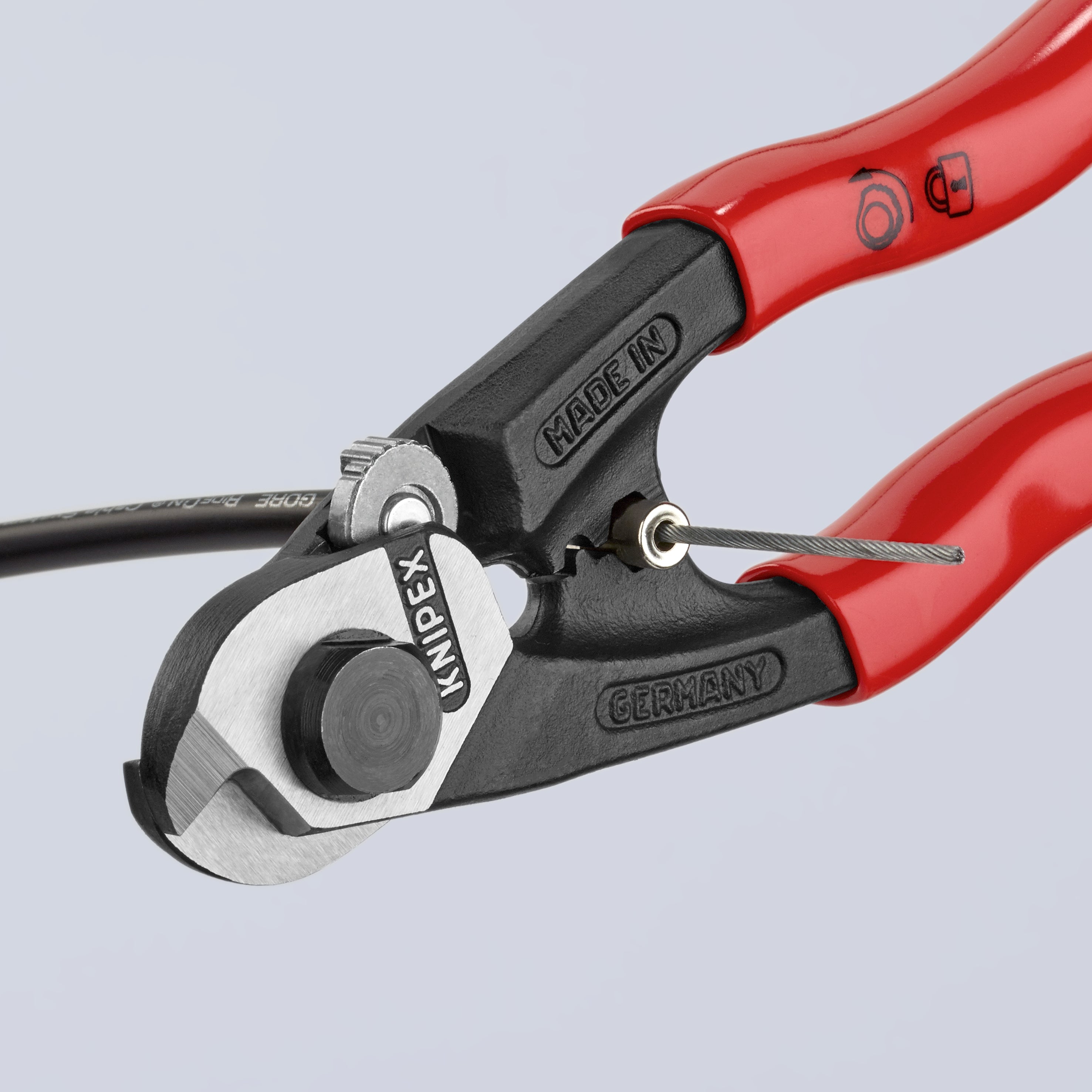 Knipex 9561190SBA - 7 1/2" Wire Rope Shears