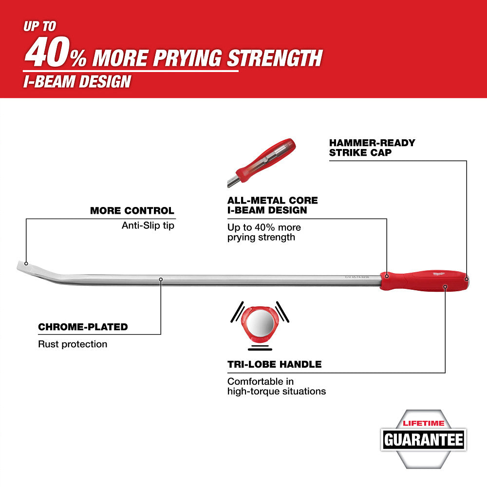 MILWAUKEE 48-22-0158 17pc Screwdriver & Pry Bar Set
