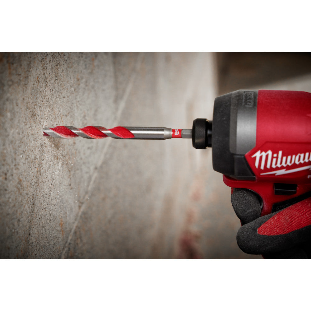 Milwaukee 48-20-9101 - Forets pour perceuse à percussion en carbure SHOCKWAVE Impact Duty™ 5/32" x 4" x 6" - Paquet de 25