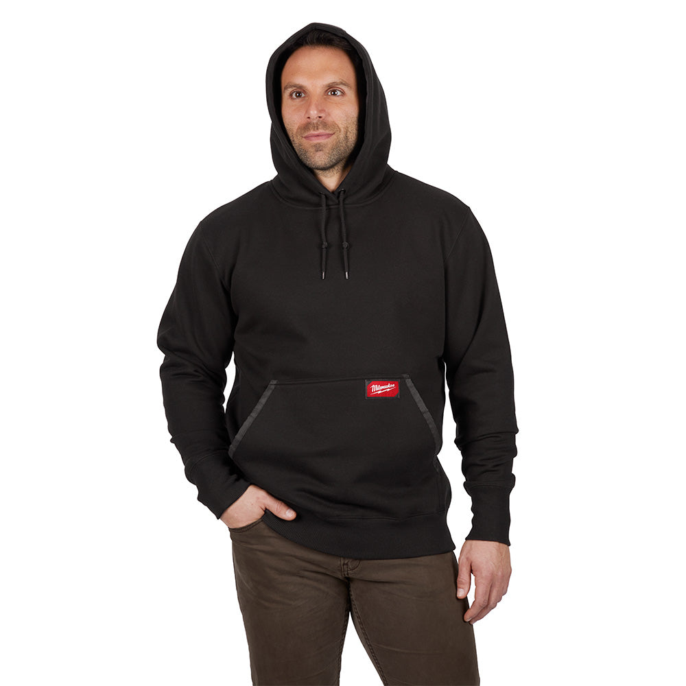 Milwaukee 350B-XL - Robuster Kapuzenpullover - Schwarz XL