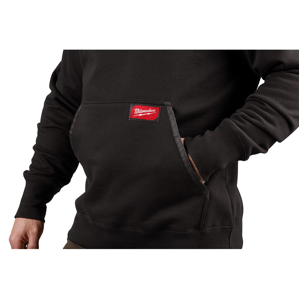 Milwaukee 350B-XL - Robuster Kapuzenpullover - Schwarz XL