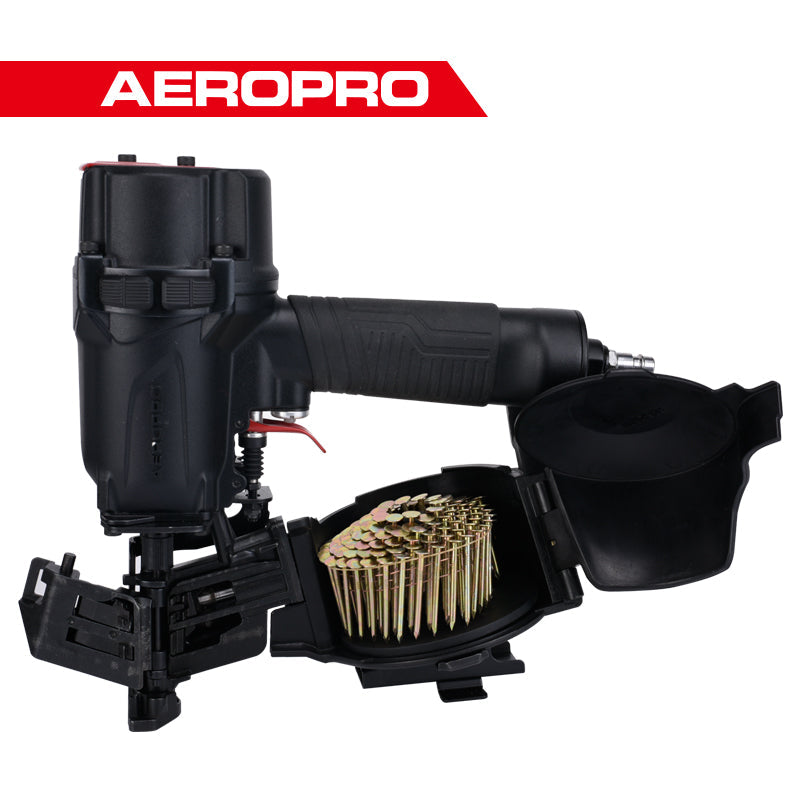 AEROPRO CN45RA 3/4 in. to 1-3/4 in. Heavy-Duty Coil Roofing Air Nailer - Wise Line Tools