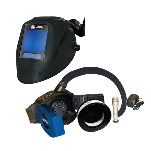 Casque de soudage noir Walter VISION avec AirPlus – WAL-AP1K-V-X81VX