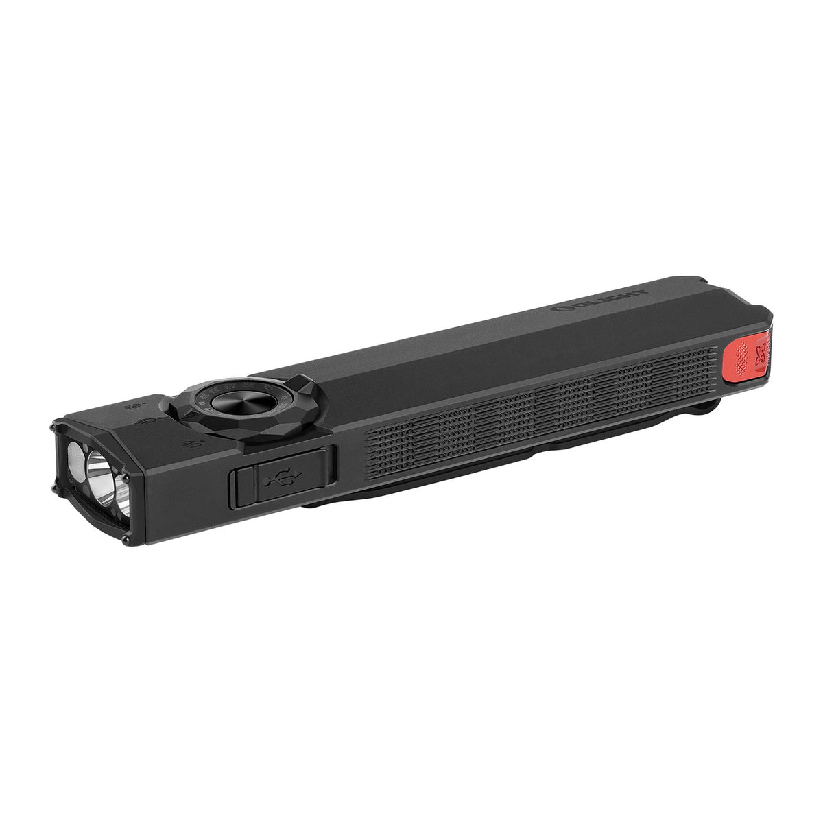 OLIGHT ArkTac flashlight - head and LED windows
