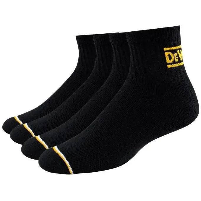 ATHLETIC QUARTER Non-Binding SOCK -4-Pair DEWALT