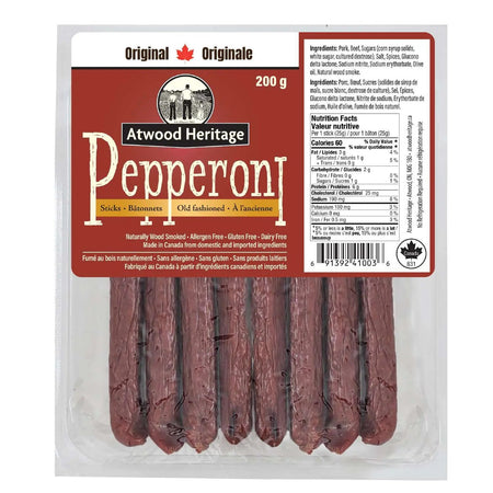 ATWOOD HERITAGE ATW-41003 - 8pk Original Pepperoni Sticks ATWOOD HERITAGE
