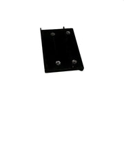 Alum-a-Brake BKSLB01 - Black Metal Straight Bracket - Side Slitter ALUM-A-BRAKE