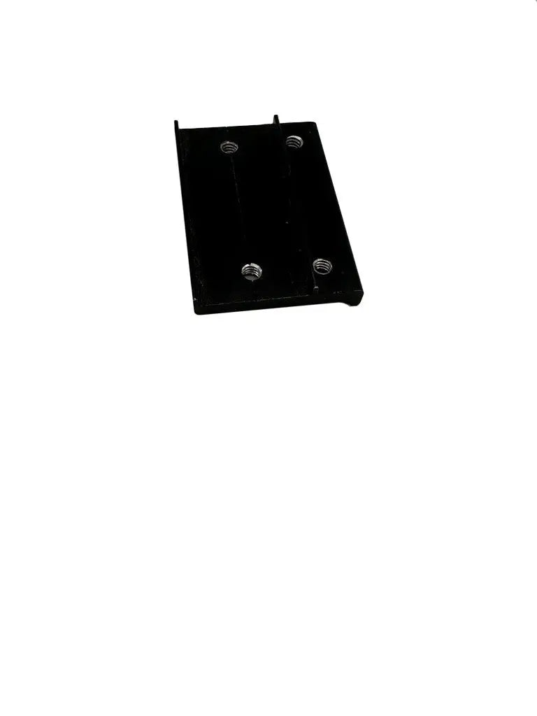 Alum-a-Brake BKSLB01 - Black Metal Straight Bracket - Side Slitter ALUM-A-BRAKE