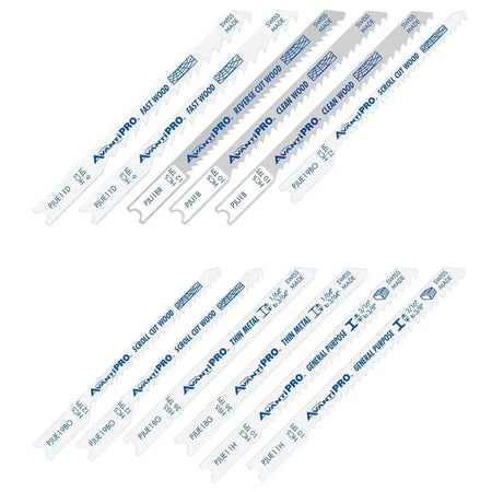 AVANTI PJU12BC - U-Shank Jig Saw Blade Set (12-Piece)