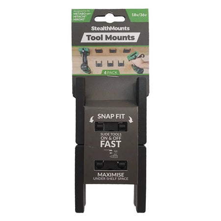 BM-TMMHH18BLK4 STEALTHMOUNTS HiKOKI Tool Mounts STEALTHMOUNTS