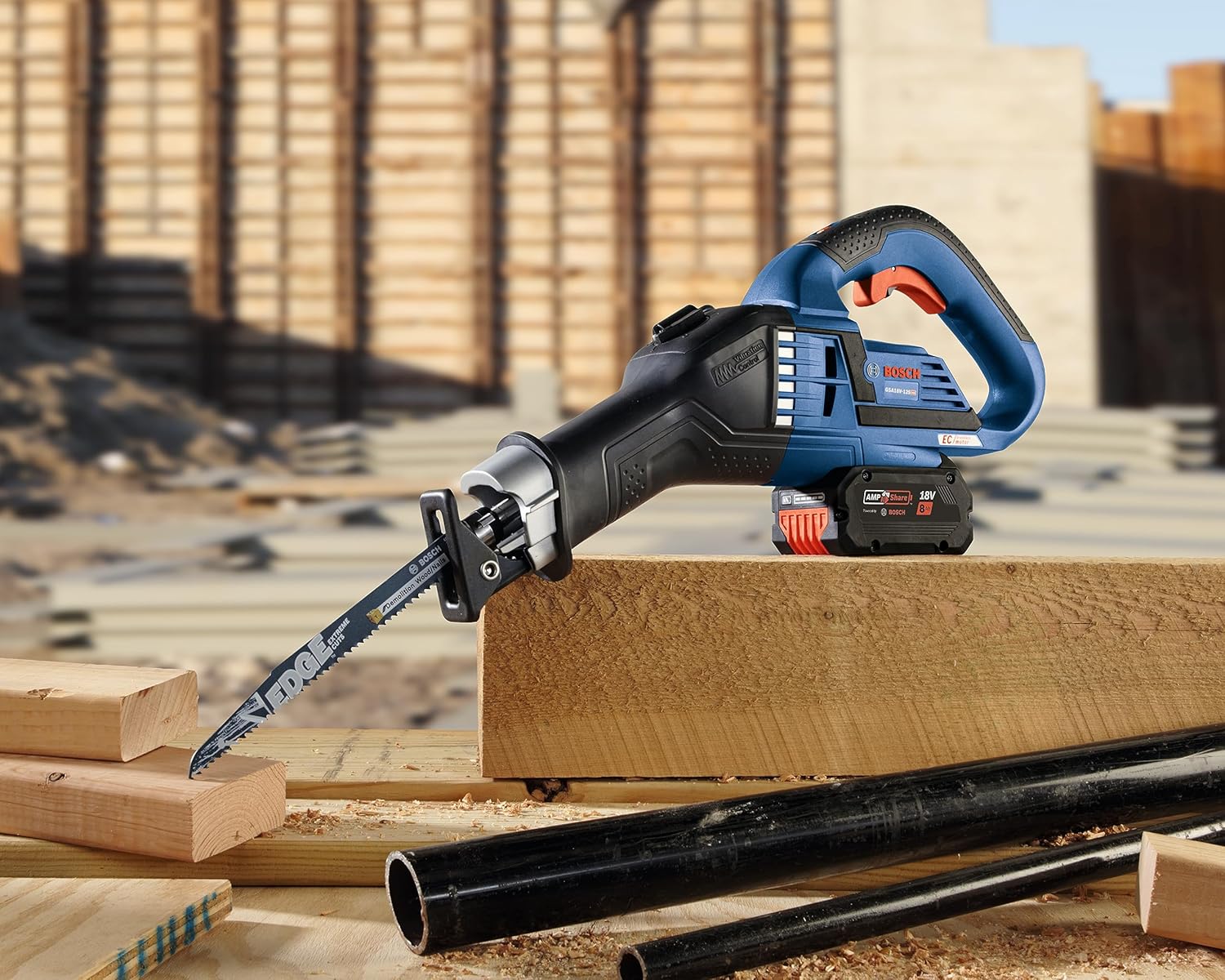 BOSCH  GSA18V-125K14  -  18V BRUSHLESS MISFIT RECIPROCATING SAW KIT. - Wise Line Tools